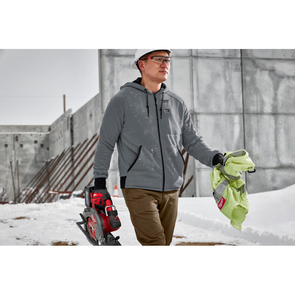 Milwaukee 306G-21 M12 Heated Hoodie Kit (Gray)