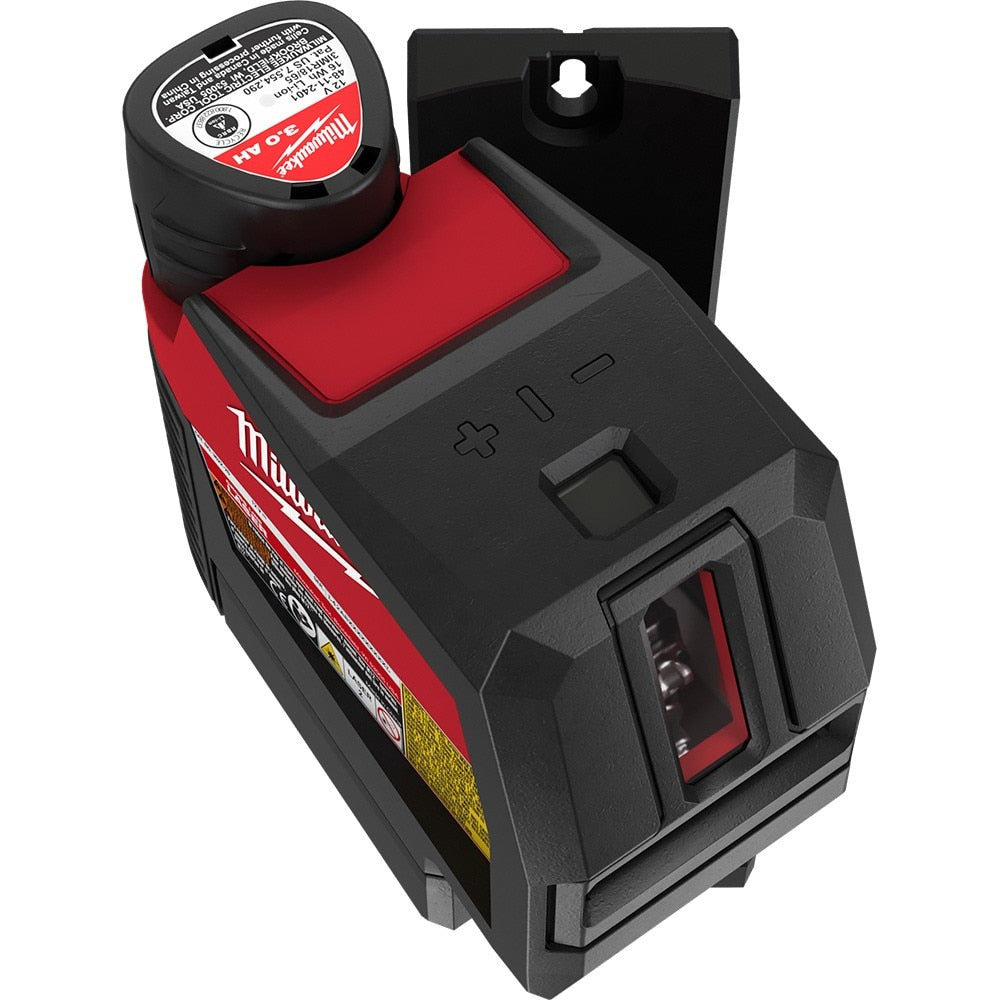 Milwaukee 3622-21 M12™ Green Cross Line & Plumb Points Laser Kit