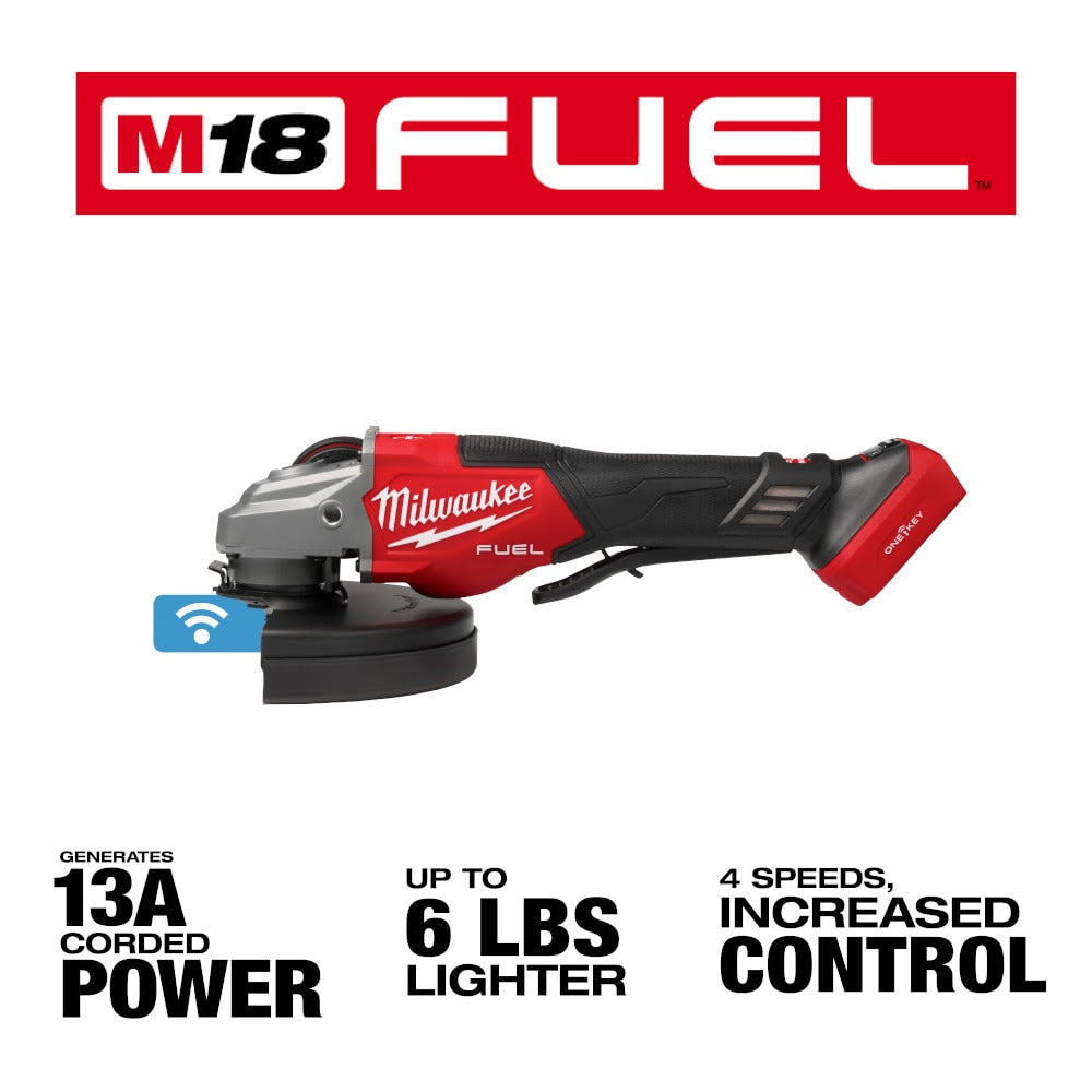 Milwaukee 3674-20 M18 FUEL 7" Variable Speed Braking Grinder