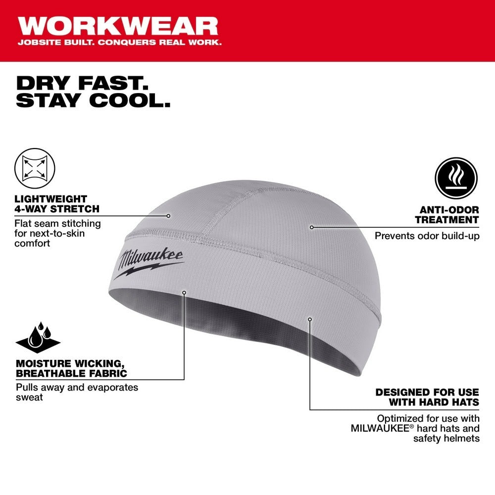 Milwaukee 425G WORKSKIN Warm Weather Hard Hat Liner