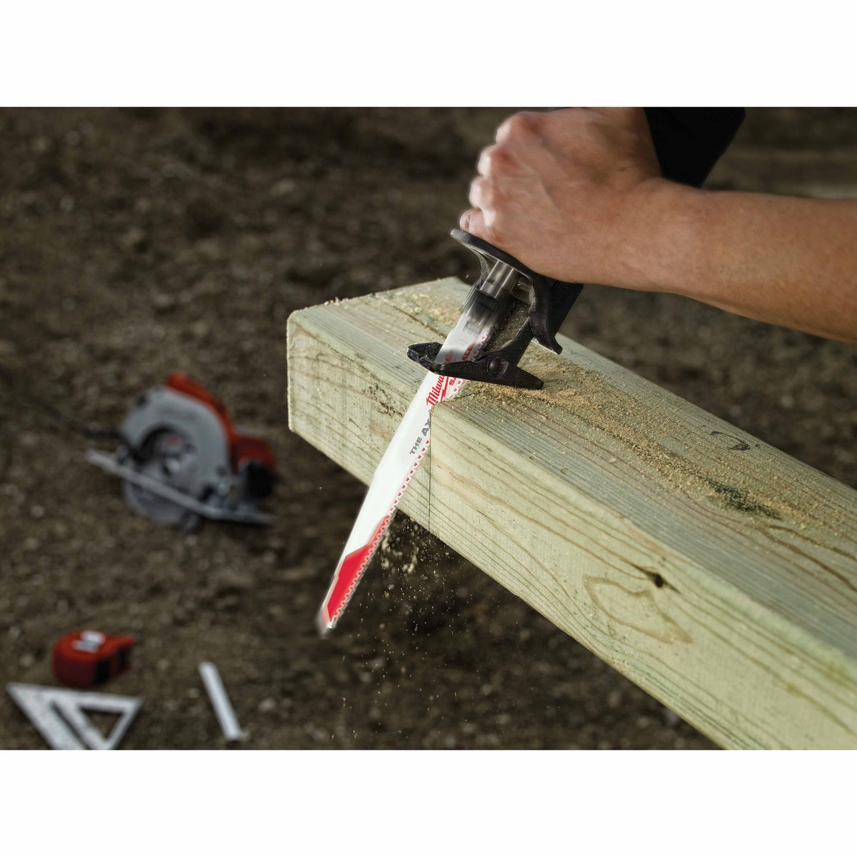 Milwaukee 48-00-5026 9" x 5 TPI Bi-Metal AX Super Sawzall Blade 5-Pack