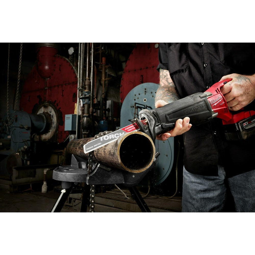 Milwaukee 48-00-5201 6" 8TPI Torch Metal Cutting Sawzall Blade with Carbide Teeth
