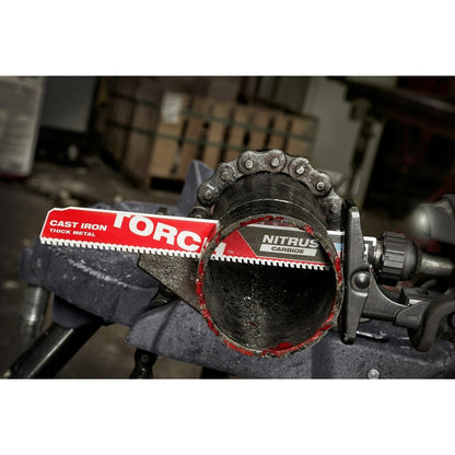 Milwaukee 48-00-5562 9" 7TPI The TORCH with NITRUS CARBIDE for CAST IRON 5PK