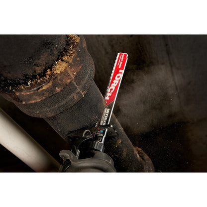 Milwaukee 48-00-5563 12” 7TPI The TORCH™ with NITRUS Carbide™ for Cast Iron SAWZALL®  Blade (5 Pack)