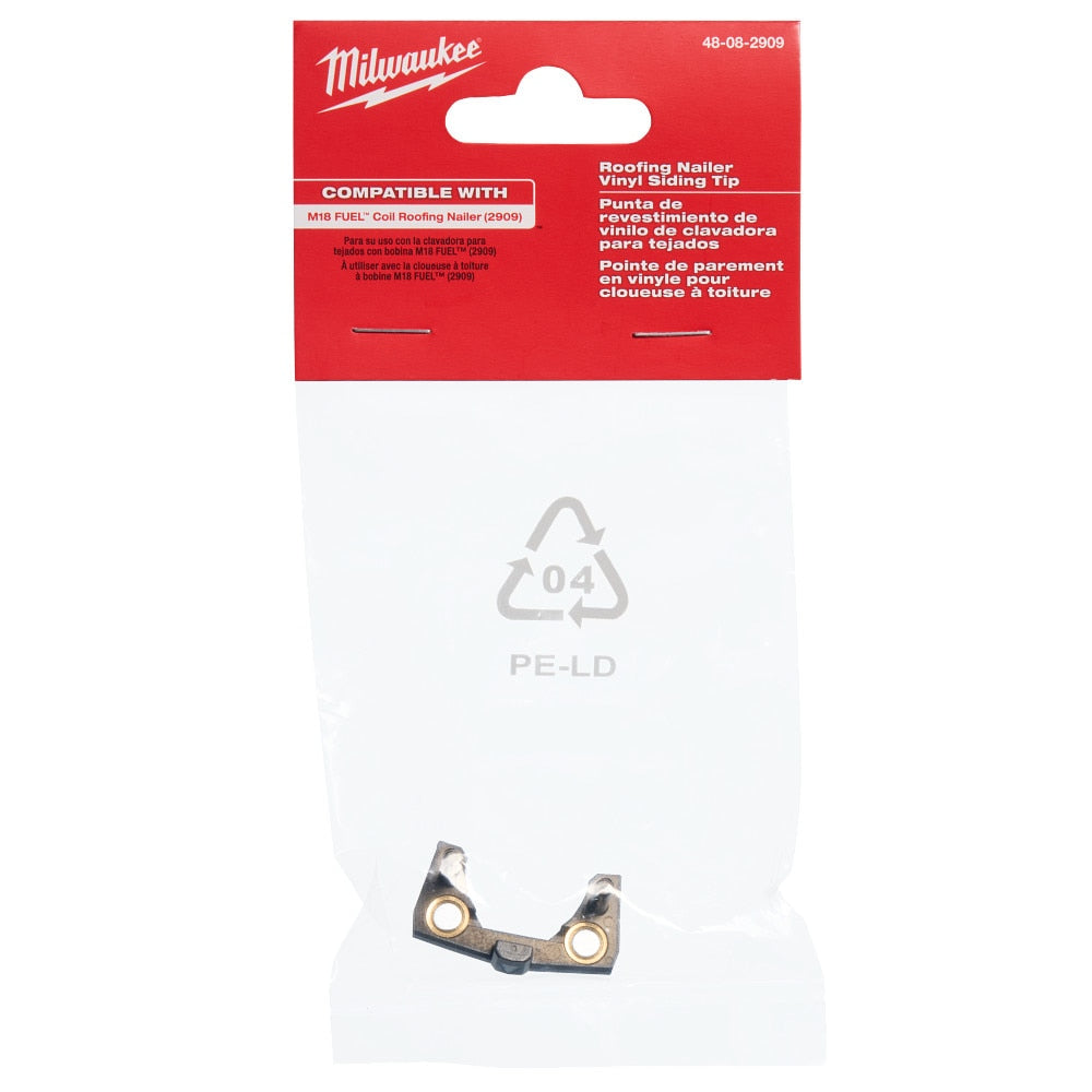 Milwaukee 48-08-2909 M18 FUEL Coil Roofing Nailer Vinyl Siding Tip