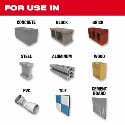 Milwaukee 48-20-8899 SHOCKWAVE Impact Duty Carbide Multi-Material Drill Bit Set - 7PC