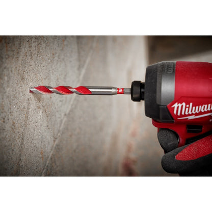Milwaukee 48-20-9106 3/16" x 4" x 6" SHOCKWAVE™ Carbide Hammer Drill Bit - 25 Pack