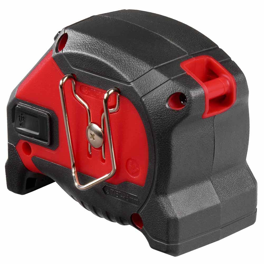 Milwaukee 48-22-0428 25" Compact Wide Blade Magnetic Tape Measure w/ Rechargeable 100 Lumen LED Light