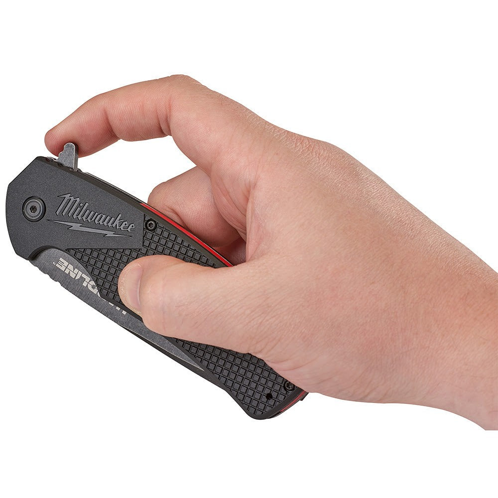 Milwaukee 48-22-1999 3.5" HARDLINE Smooth Blade Pocket Knife