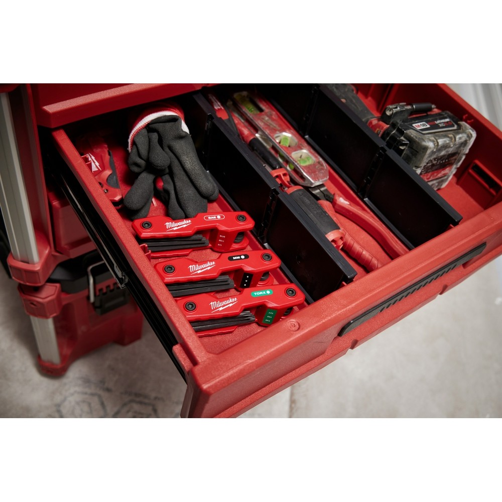Milwaukee 48-22-2183 2PC 17-Key Folding Hex Key Sets - SAE/Metric