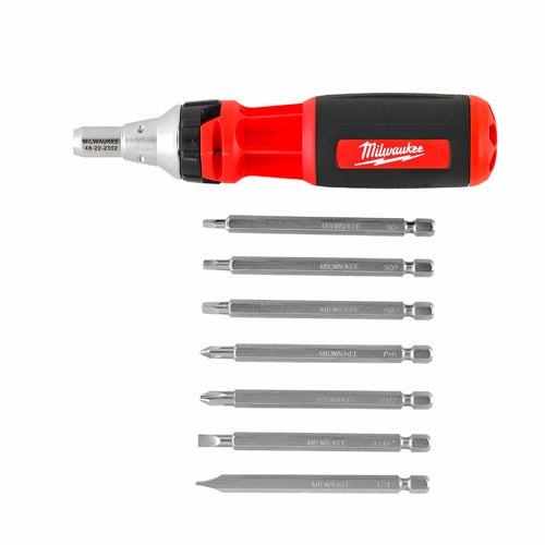 Milwaukee 48-22-2322 9-in-1 Square Drive Ratcheting Multi-bit Driver
