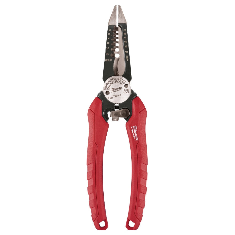Milwaukee 48-22-3079 8GA - 20GA 6 IN 1 Combination Wire Pliers