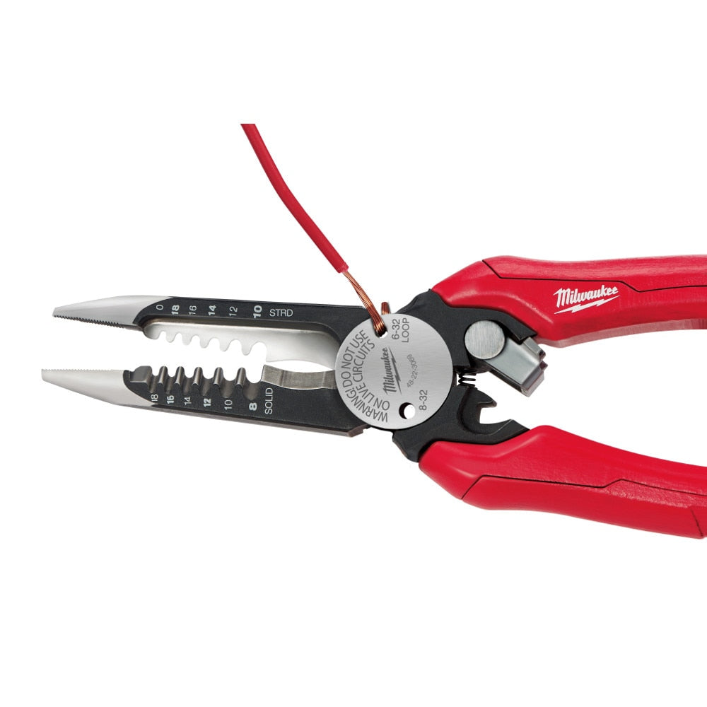 Milwaukee 48-22-3079 8GA - 20GA 6 IN 1 Combination Wire Pliers