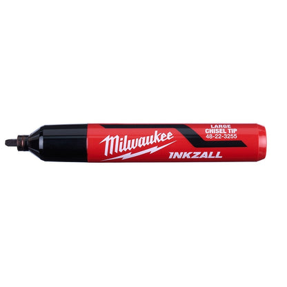 Milwaukee 48-22-3255 INKZALL Large Chisel Tip Black Marker