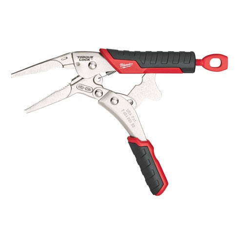 Milwaukee 48-22-3406 6" TORQUE LOCK LONG NOSE LOCKING PLIERS WITH GRIP