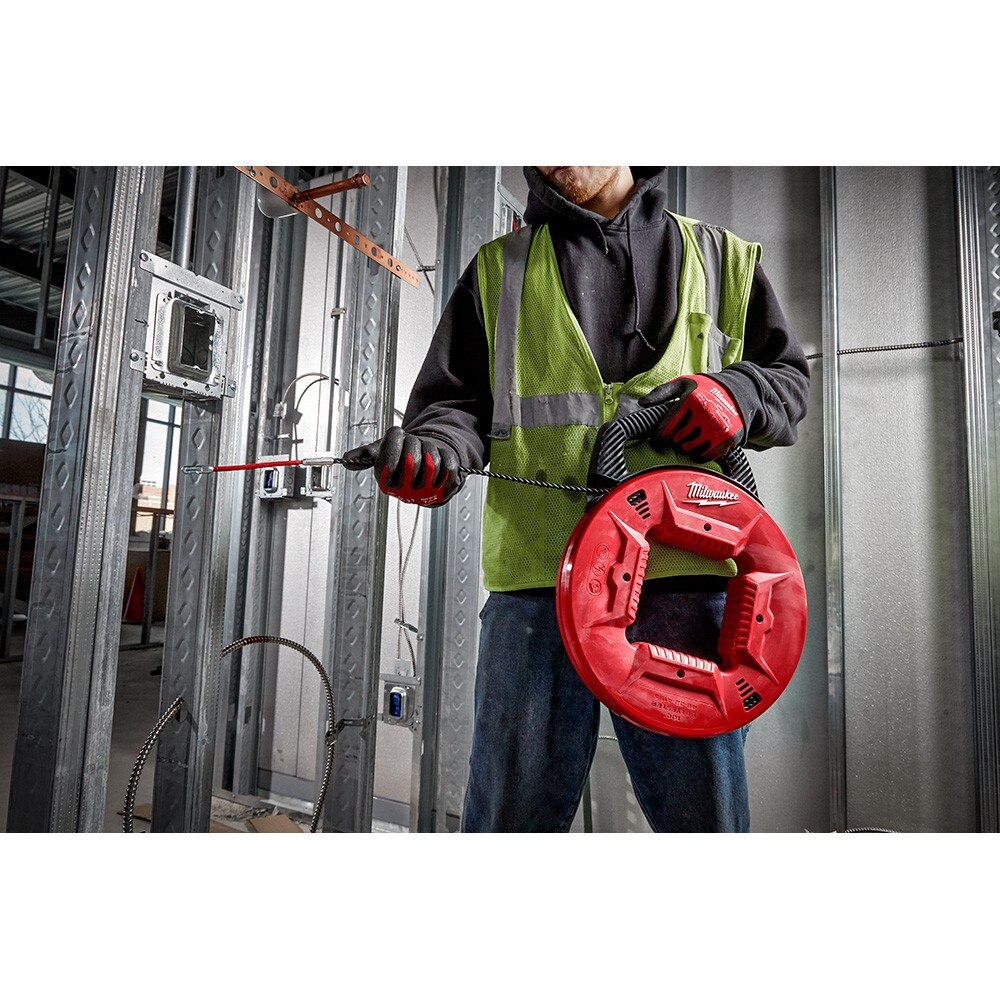 Milwaukee 48-22-4192 50' Polyester Fish Tape w/ Flexible Metal Leader