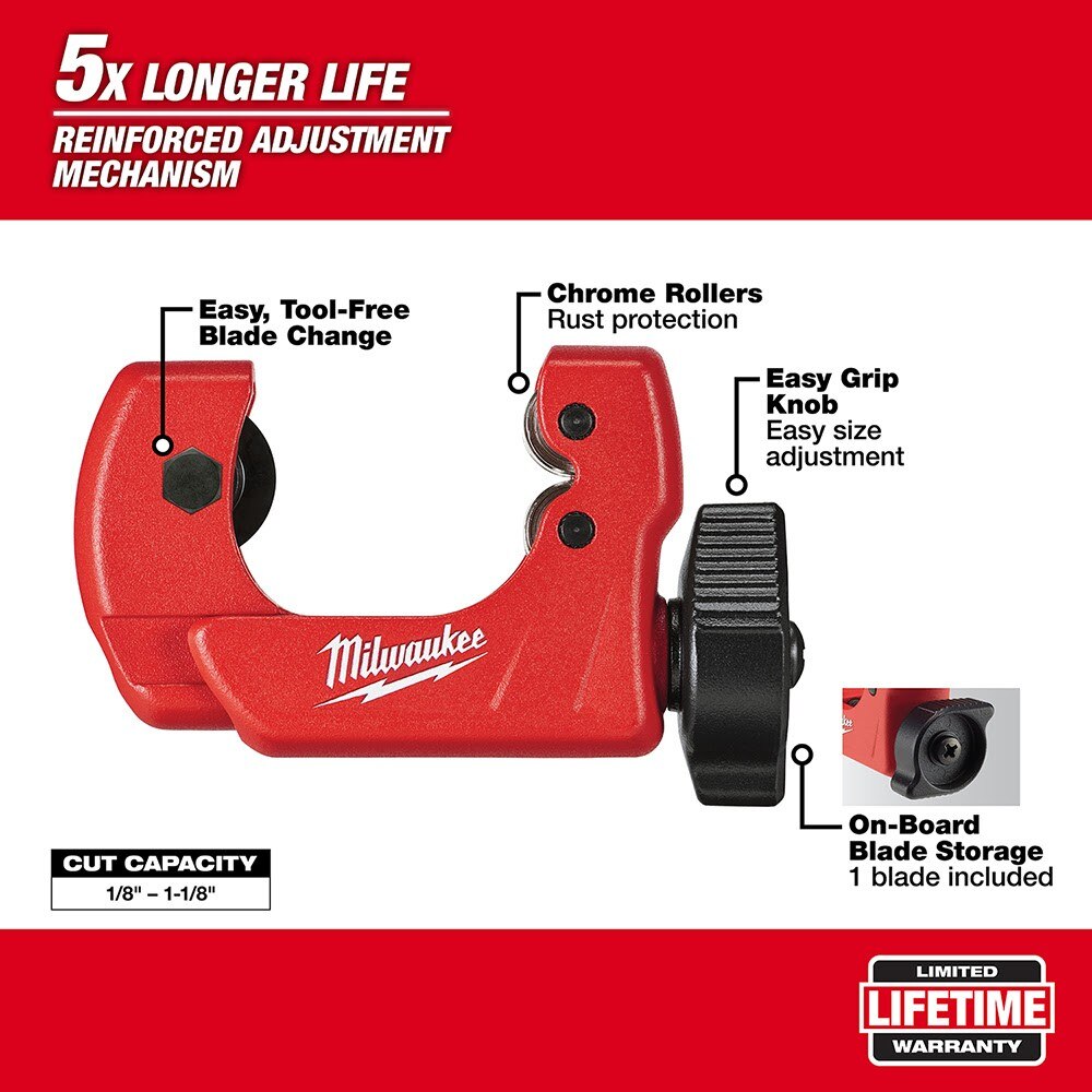 Milwaukee 48-22-4251 1" Mini Copper Tubing Cutter