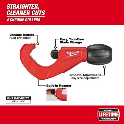 Milwaukee 48-22-4252 1-1/2" Constant Swing Copper Tubing Cutter
