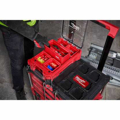 Milwaukee 48-22-8063 2PK PACKOUT Shop Storage Large Bin Set