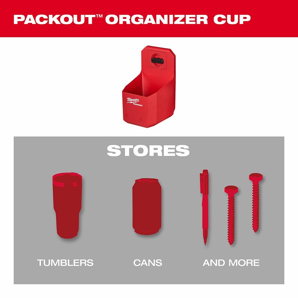 Milwaukee 48-22-8336 PACKOUT Shop Storage Organizer Cup