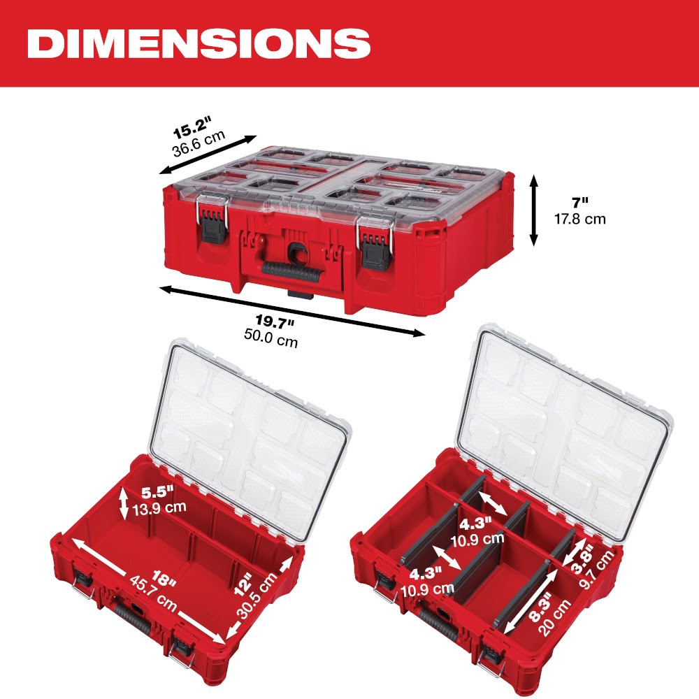 Milwaukee 48-22-8432 PACKOUT™ Deep Organizer