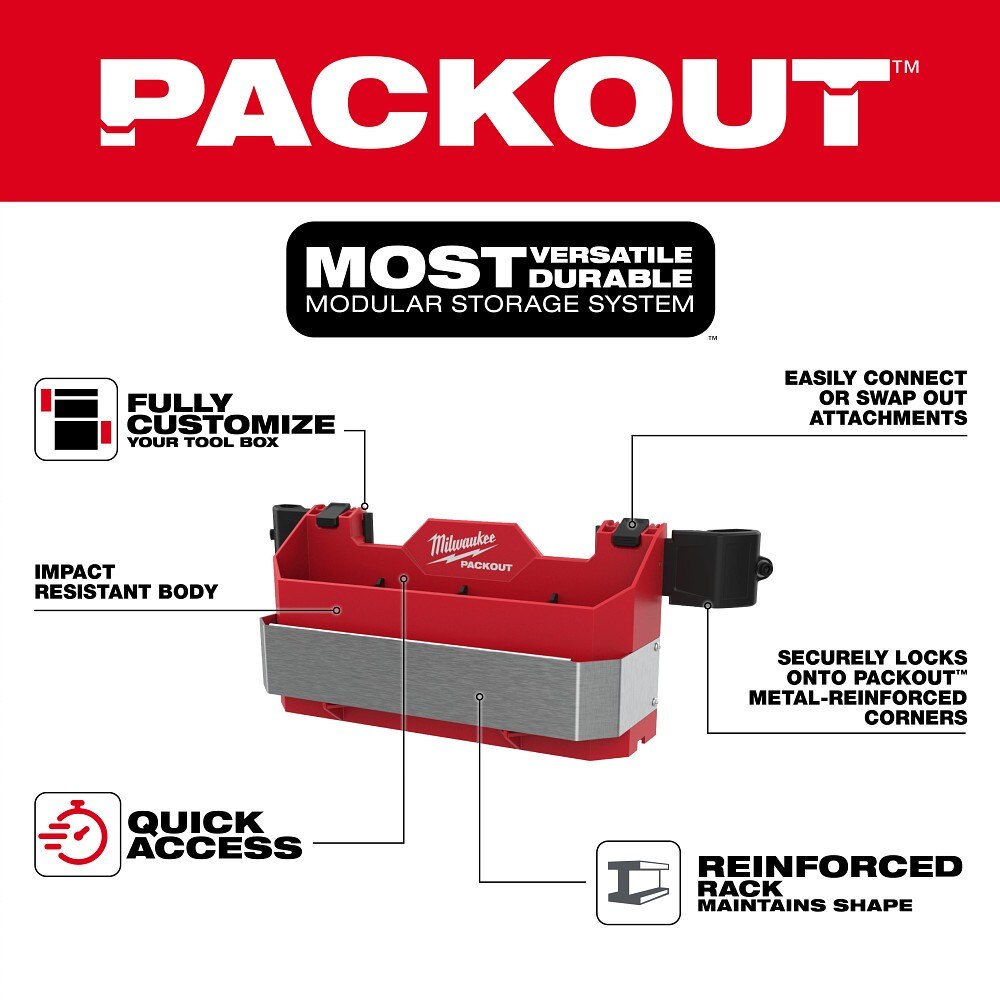 Milwaukee 48-22-8602 PACKOUT Tool Box Caddy Attachment