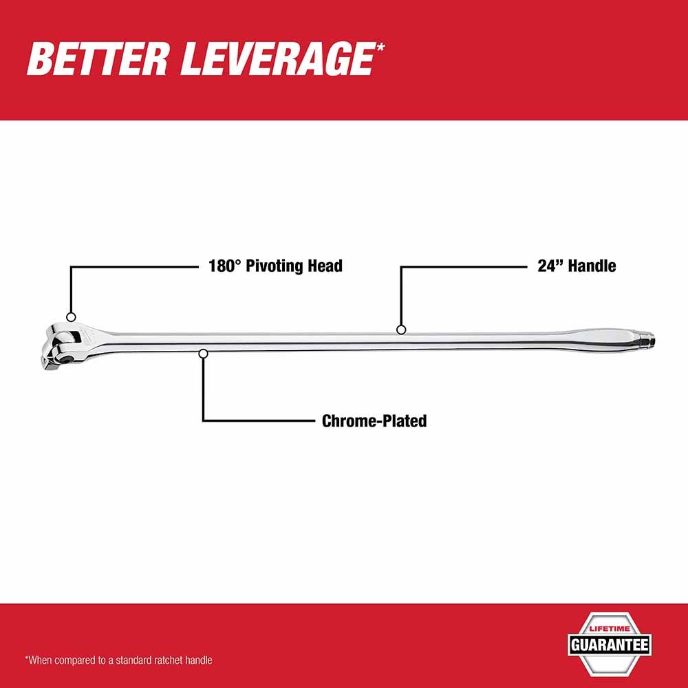 Milwaukee 48-22-9013 1/2" Drive Breaker Bar (24")