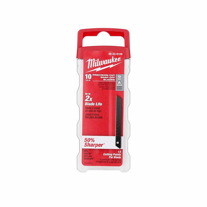 Milwaukee 48-22-9109 9mm Precision Snap Blades (10 PK)