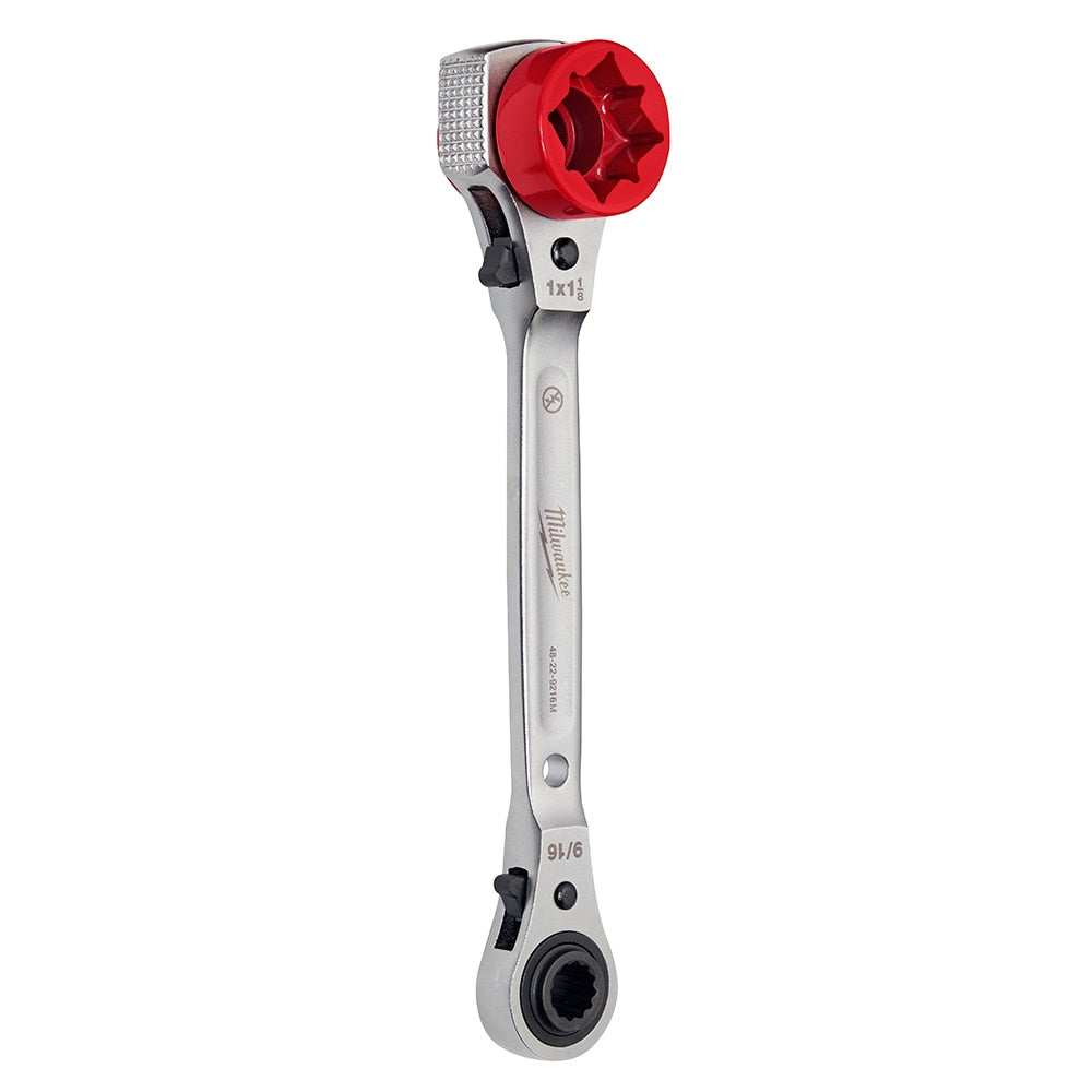 Milwaukee  48-22-9216M Lineman's 5in1 Racheting Wrench w/ Milled Face