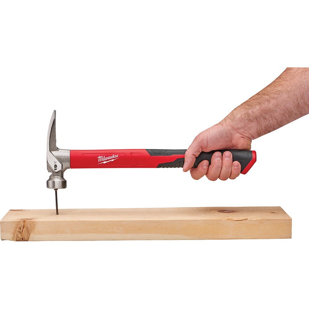 Milwaukee 48-22-9316 19oz Smooth Face Poly / Fiberglass Handle Hammer