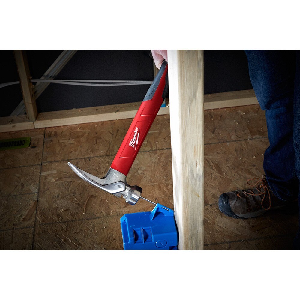 Milwaukee 48-22-9316 19oz Smooth Face Poly / Fiberglass Handle Hammer