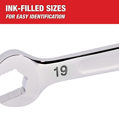 Milwaukee 48-22-9507 7 Piece Combination Wrench Set - Metric