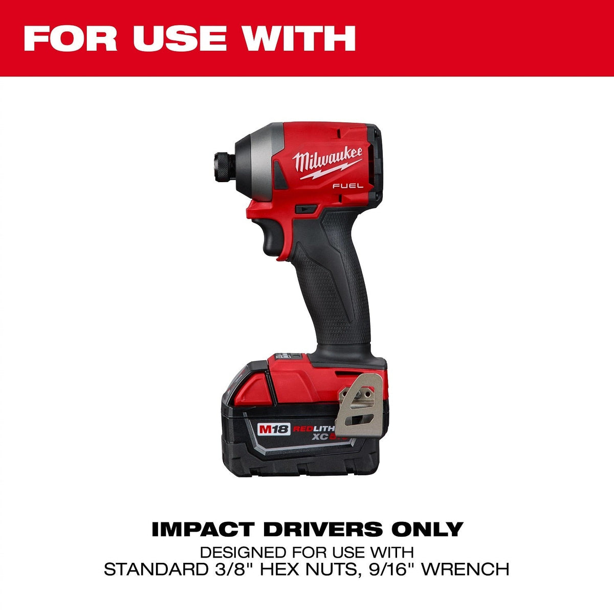 Milwaukee 48-32-2391 SHOCKWAVE Impact Duty 3/8" Threaded Rod Nut Runner