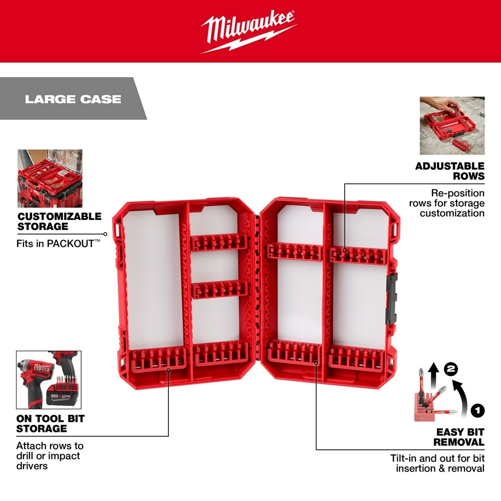 Milwaukee 48-32-4034 SHOCKWAVE Impact Duty Driver Bit Set - 124PC