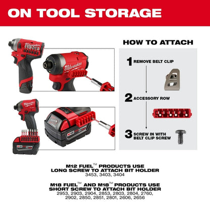 Milwaukee 48-32-4098 SHOCKWAVE Impact Duty Drill, Drive & Fasten Set - 75PC