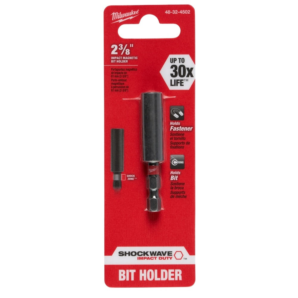 Milwaukee 48-32-4502 SHOCKWAVE Compact Impact Magnetic Bit Holder