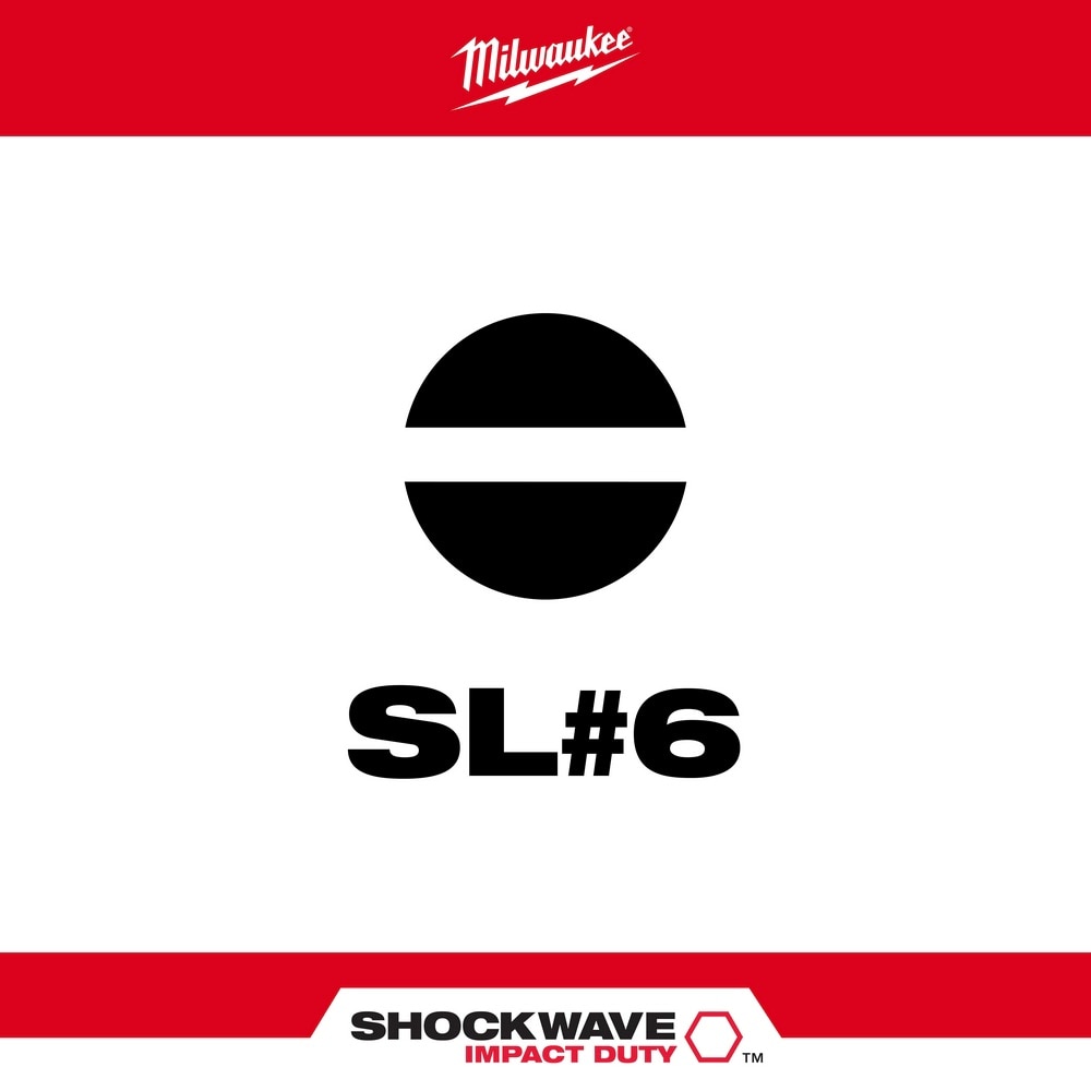 Milwaukee 48-32-4916 SHOCKWAVE 2" SL 1/8 Impact Bit