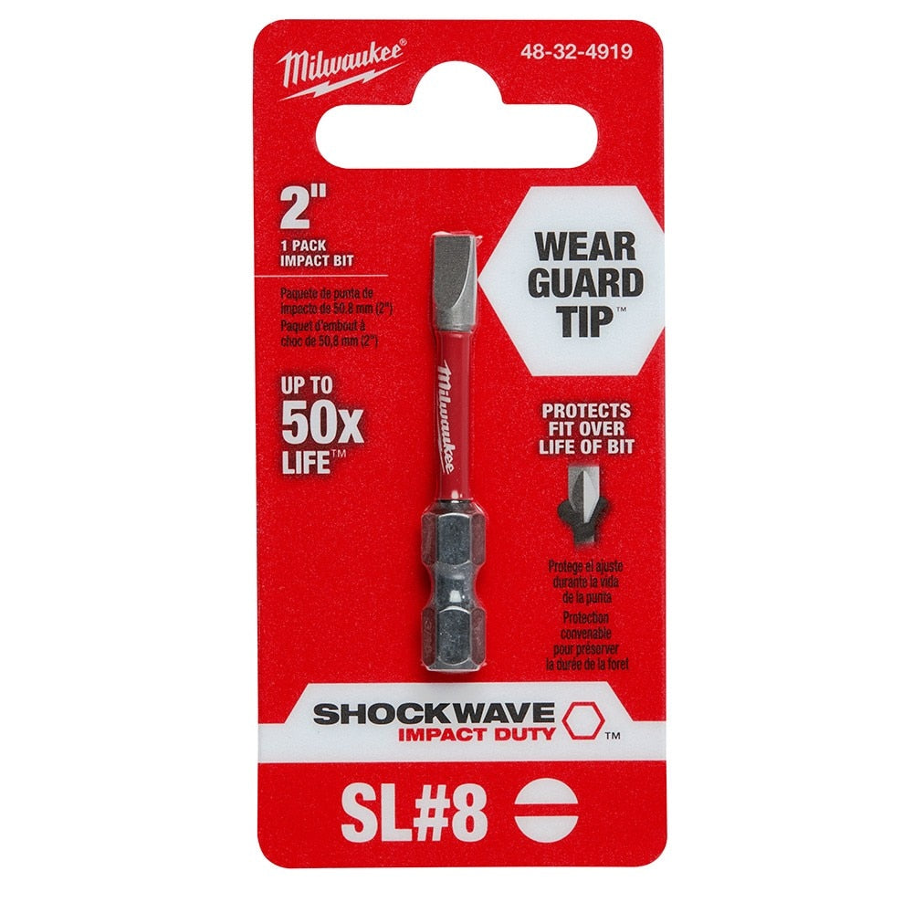 Milwaukee 48-32-4919 SHOCKWAVE 2" SL 3/16 Impact Bit