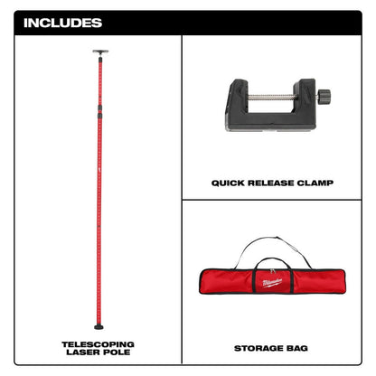 Milwaukee 48-35-1511 Milwaukee 12ft Telescoping Laser Pole