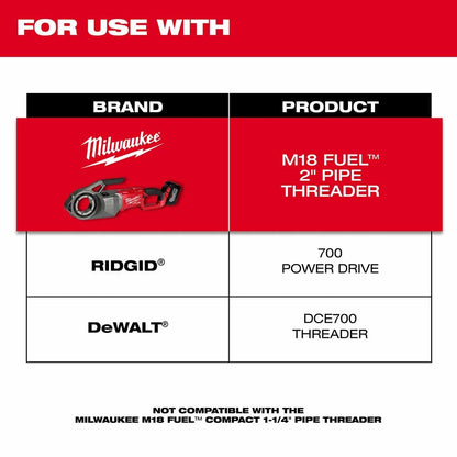 Milwaukee 48-36-1009 1" High Speed NPT Portable Pipe Threading Forged Aluminum Die Head