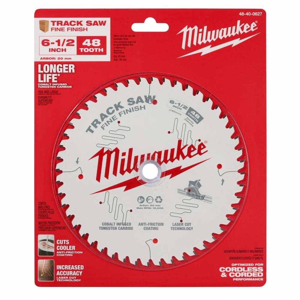 Milwaukee 48-40-0627 6-1/2" 48T Fine Finish Track Saw Blade