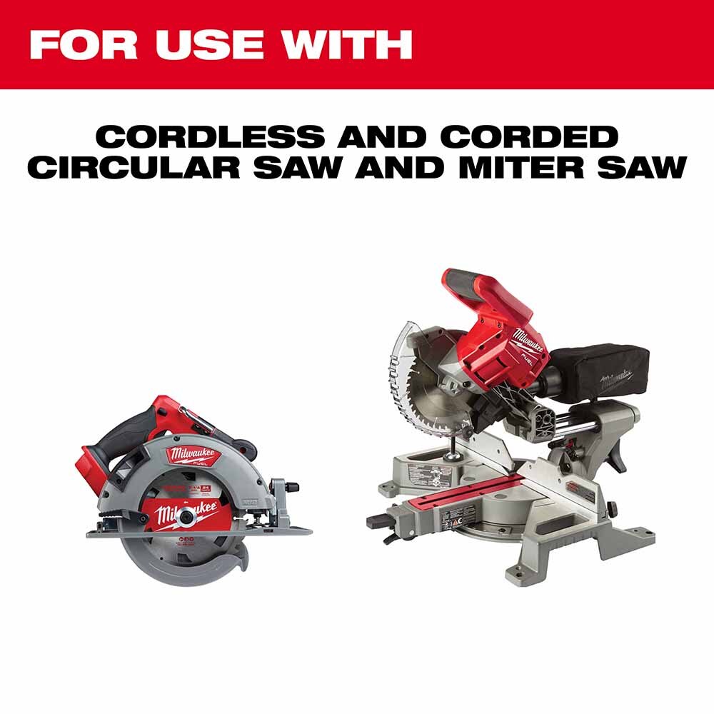 Milwaukee 48-40-0730 7-1/4" 60T Ultra Fine Finish Circular Saw Blade