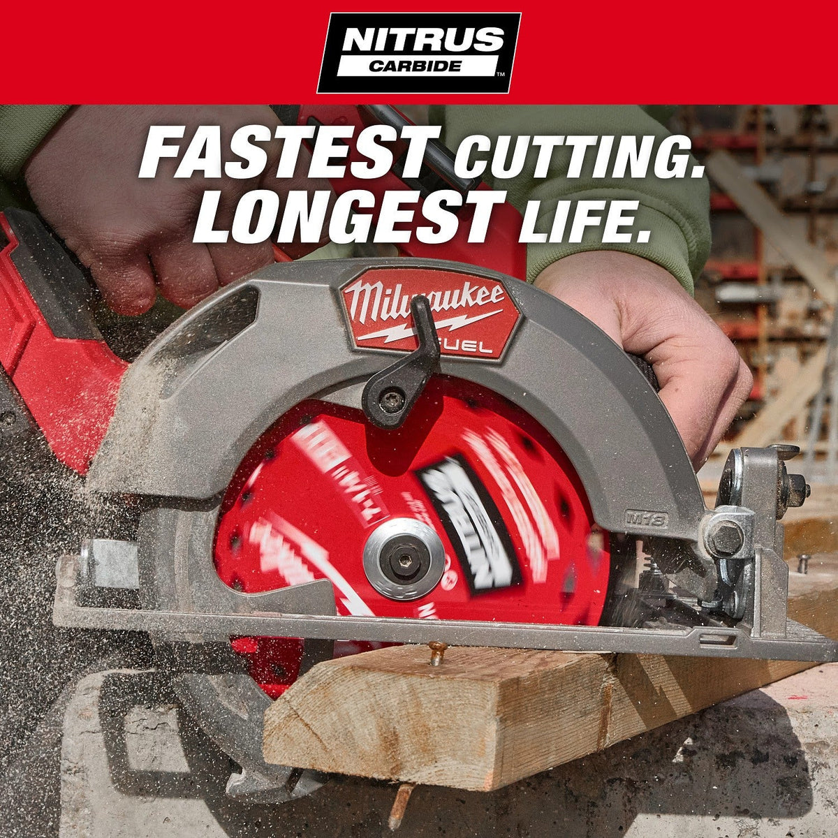 Milwaukee 48-40-0750 7-1/4" 24T NITRUS Carbide Framing & Demolition Circular Saw Blade