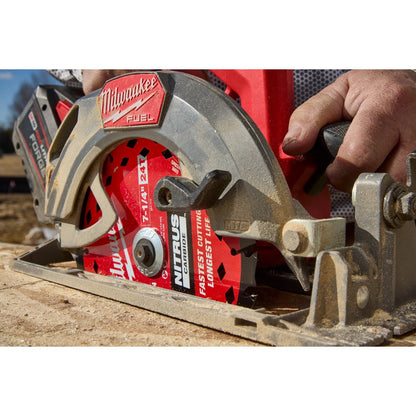 Milwaukee 48-41-0750 7-1/4" 24T NITRUS Carbide Framing & Demolition Circular Saw Blade