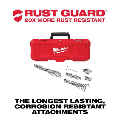 Milwaukee 48-53-3820 1-1/4" - 2" Head Attachment Kit For 5/8" Sectional Cable