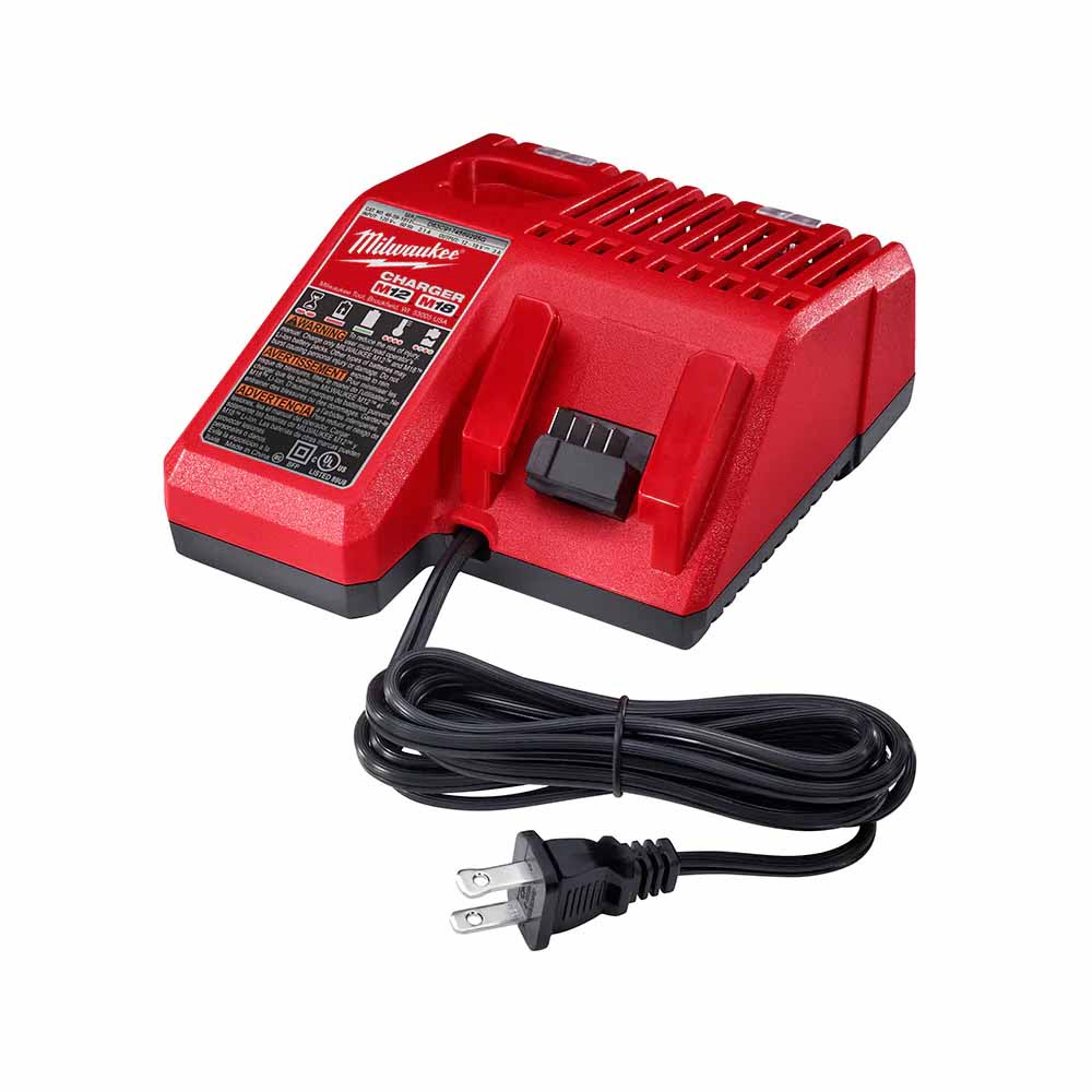 Milwaukee 48-59-1852B M18 18V Lithium-Ion Starter Kit With Two XC 5.0 Ah Battery Packs And Multi-Voltage Charger