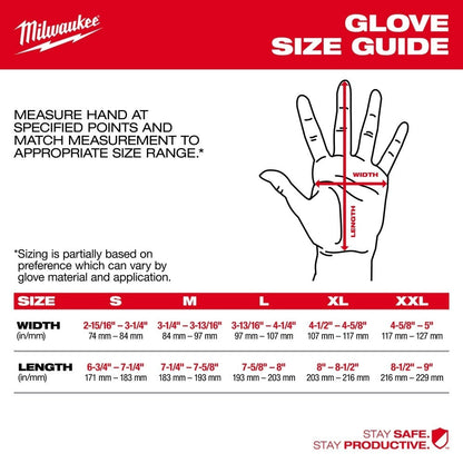 Milwaukee 48-73-0011 Goatskin Leather Gloves - Medium