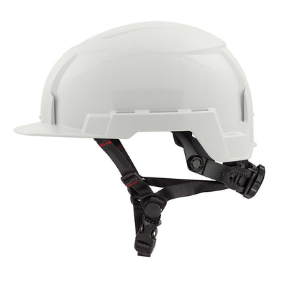 Milwaukee 48-73-1321 BOLT White Front Brim Safety Helmet (USA) - Type 2, Class E, Non-Vented