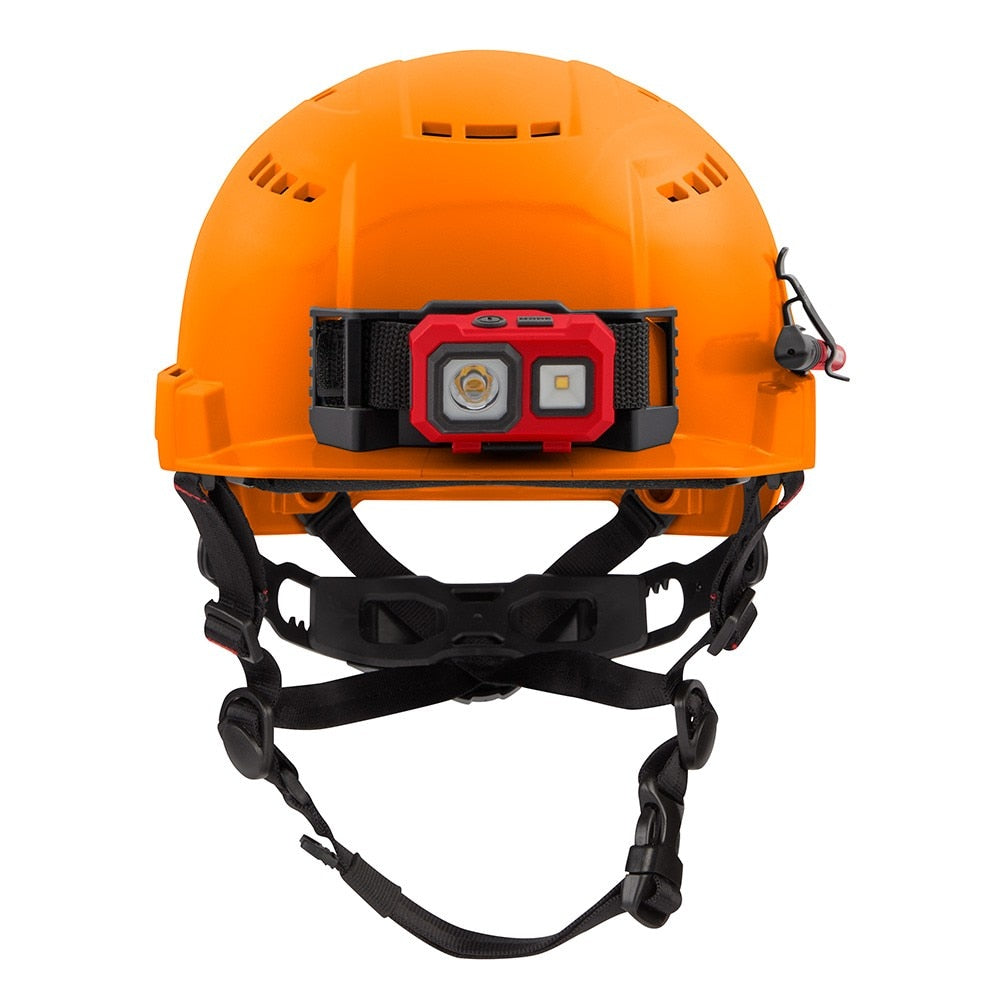Milwaukee 48-73-1332 BOLT Orange Front Brim Safety Helmet (USA) - Type 2, Class C, Vented