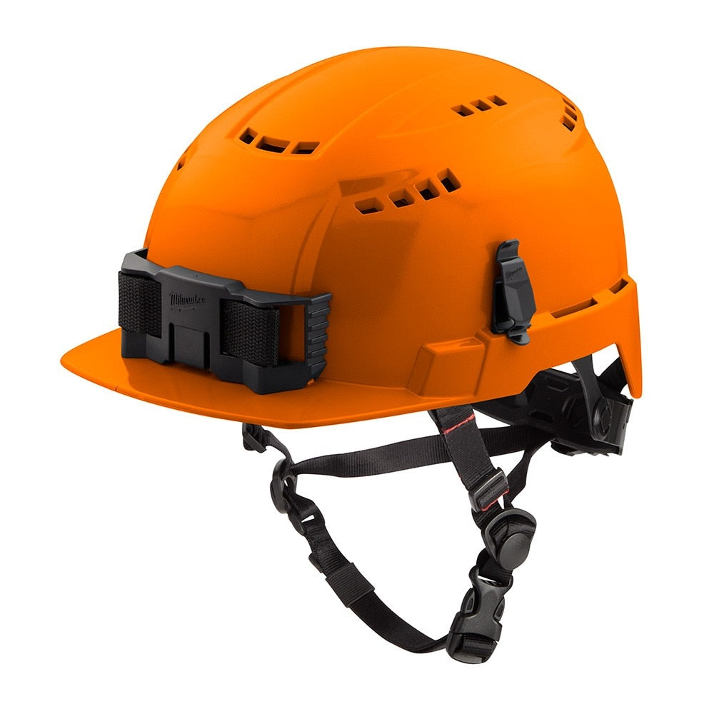 Milwaukee 48-73-1332 BOLT Orange Front Brim Safety Helmet (USA) - Type 2, Class C, Vented
